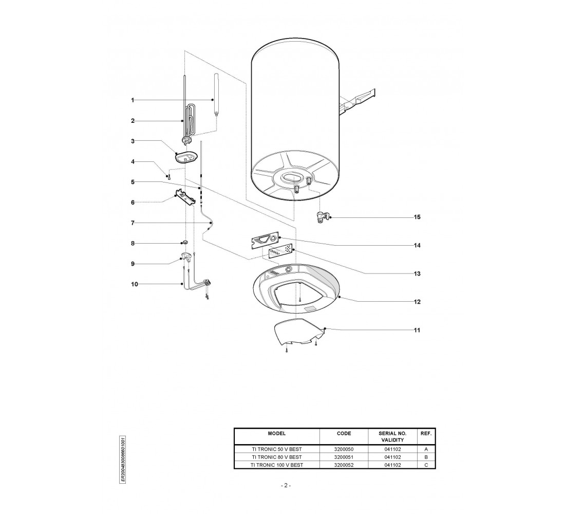 ARISTON TI TRONIC 50, 80, 100 V BEST